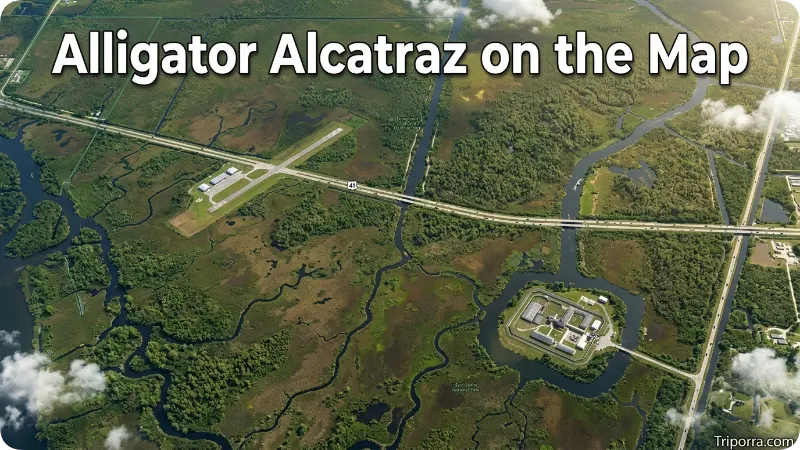 Alligator Alcatraz on the Map