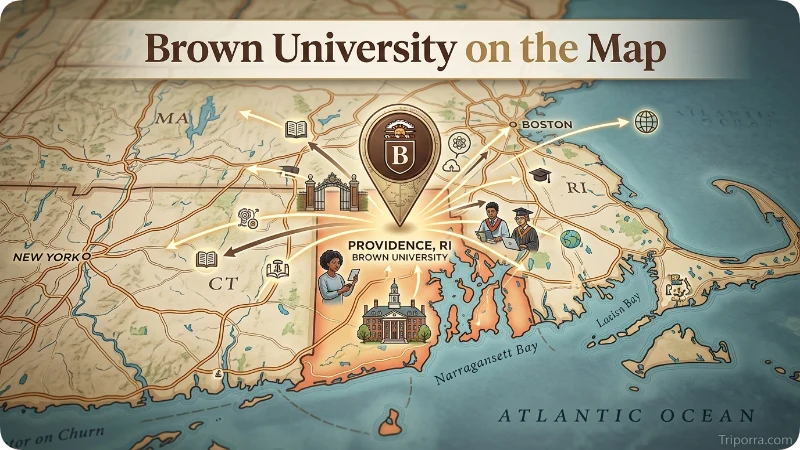 Brown University on the Map