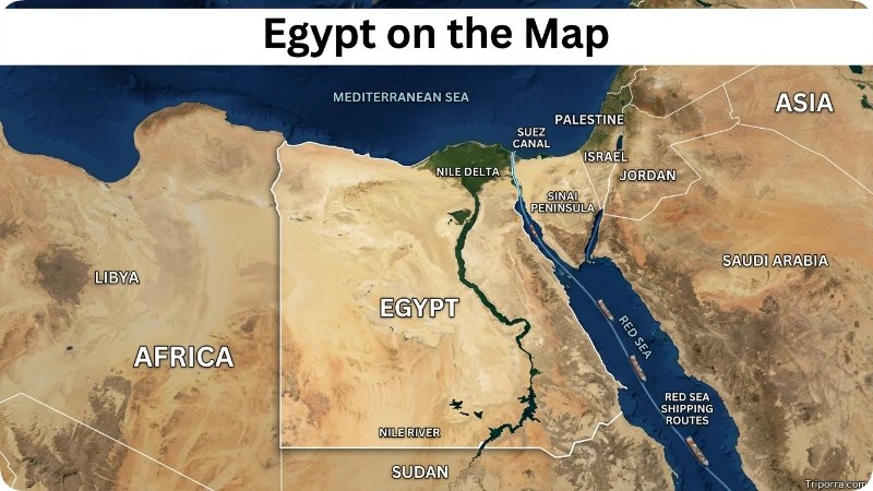 Egypt on the Map
