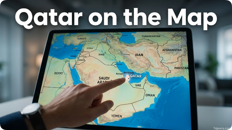 Qatar on the Map