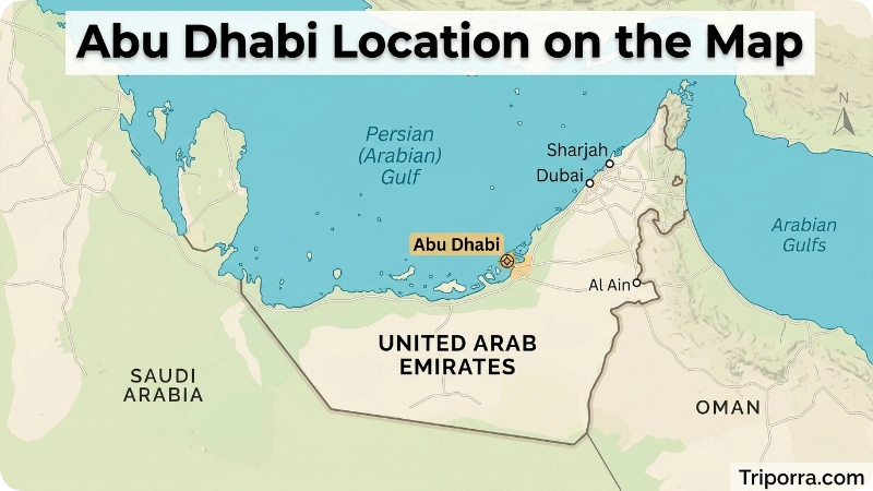 Abu Dhabi on the Map
