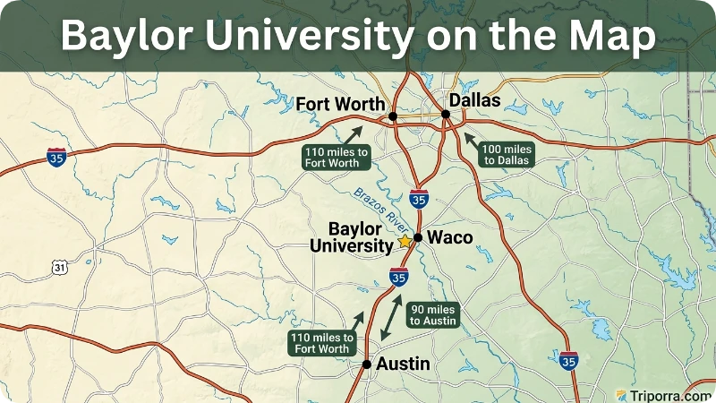 Baylor University on the Map