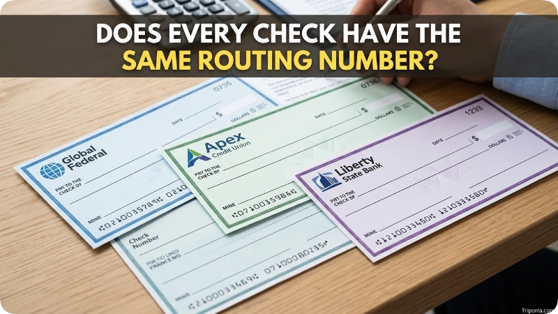 Does Every Check Have the Same Routing Number?