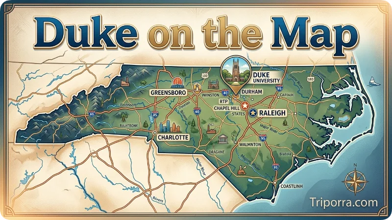 Duke on the Map