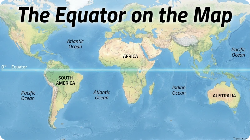 The Equator on the Map