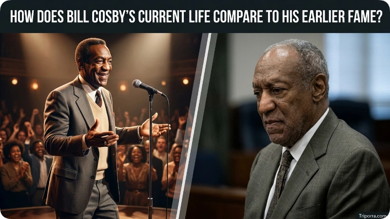 How Does Bill Cosby’s Current Life Compare to His Earlier Fame?