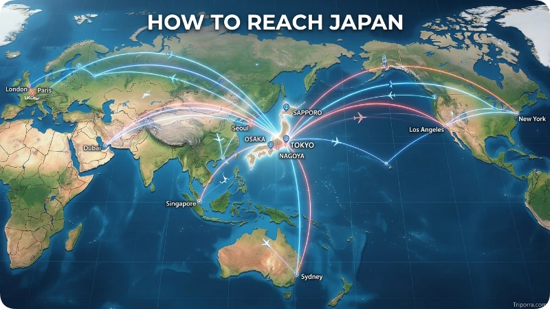 How to Reach Japan