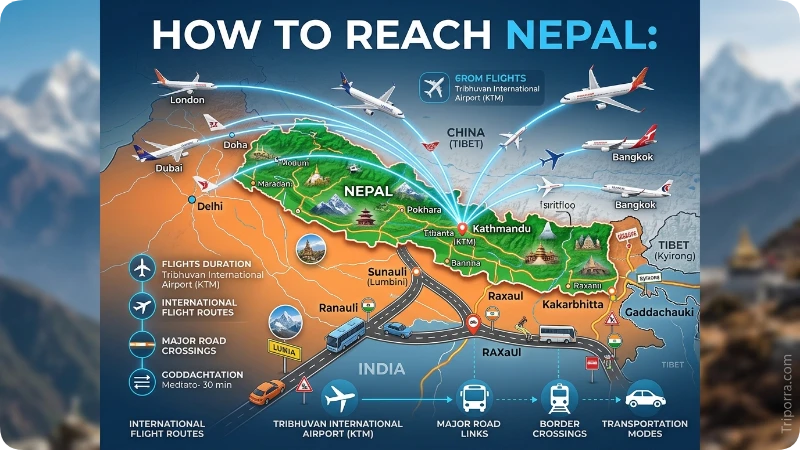 How to Reach Nepal