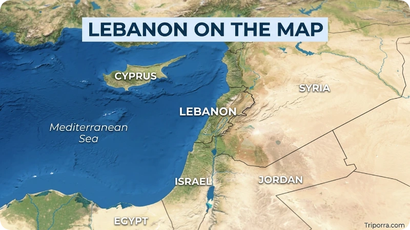 Lebanon on the Map