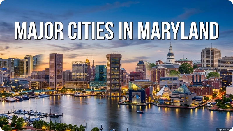 Major Cities in Maryland