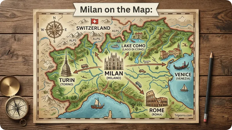 Milan On the Map