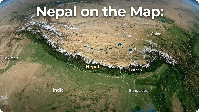 Nepal on the Map