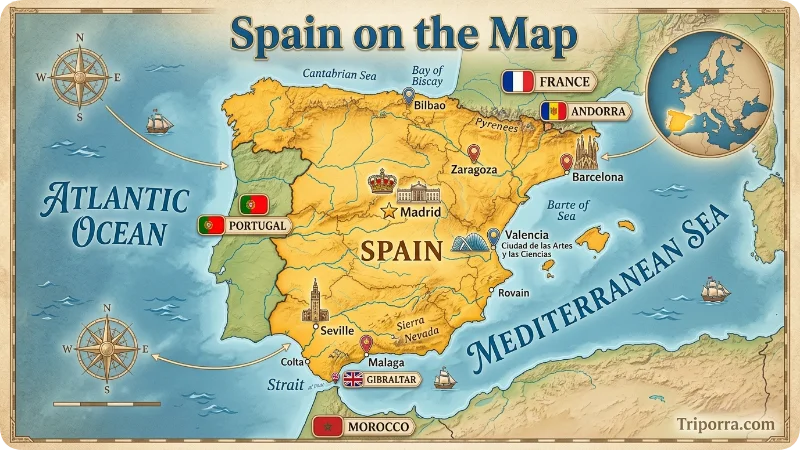 Spain on the Map