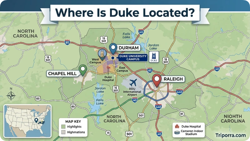 Where Is Duke Located?