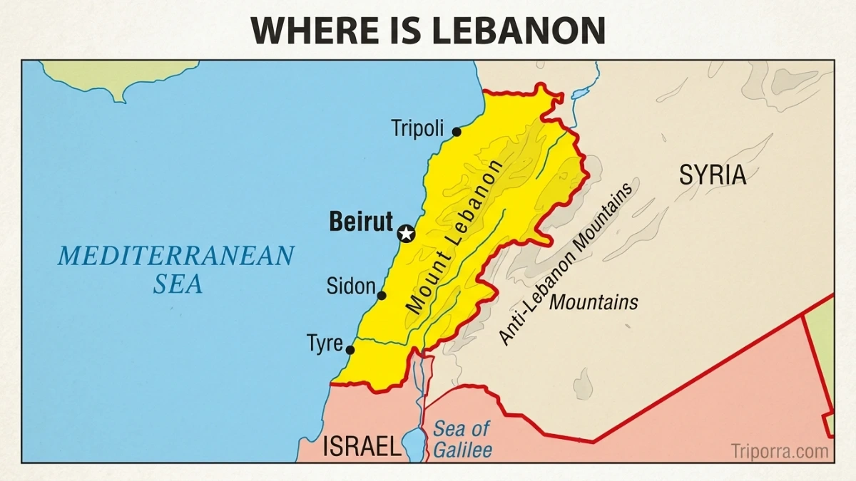where is lebanon