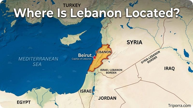 Where Is Lebanon Located?