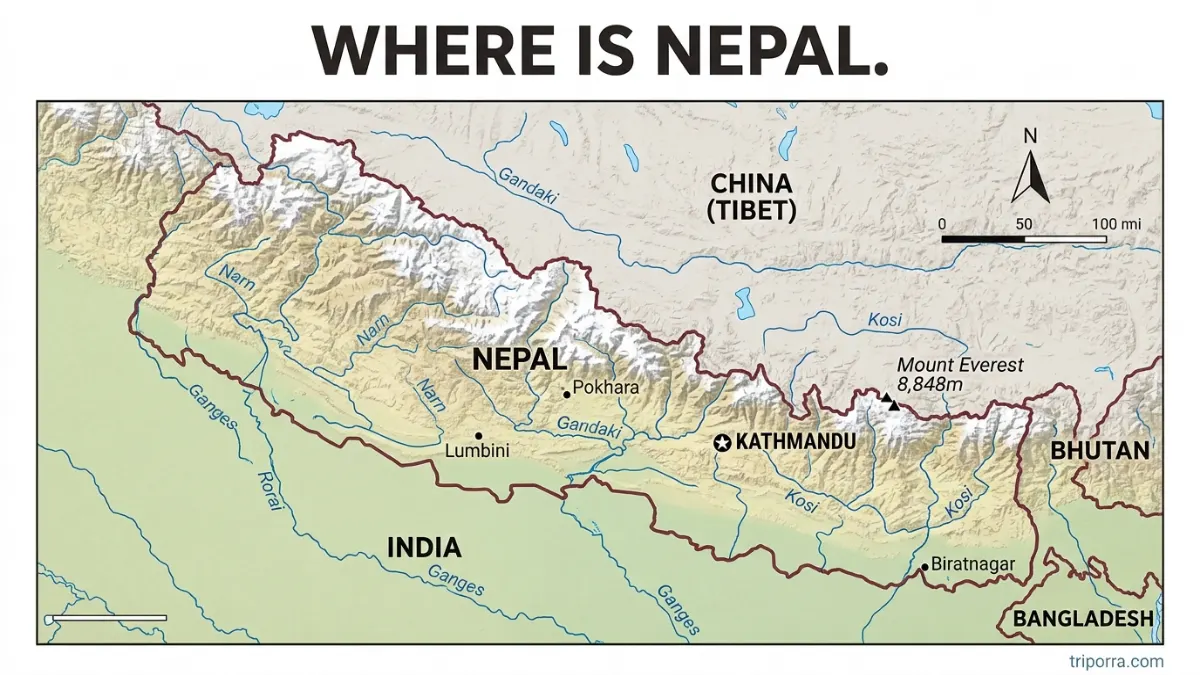 where is Nepal.