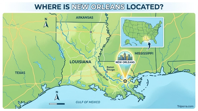 Where Is New Orleans Located?
