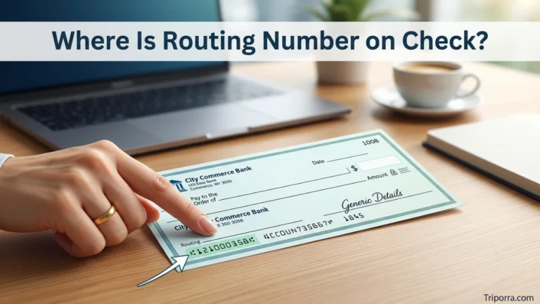 Where Is Routing Number on Check?