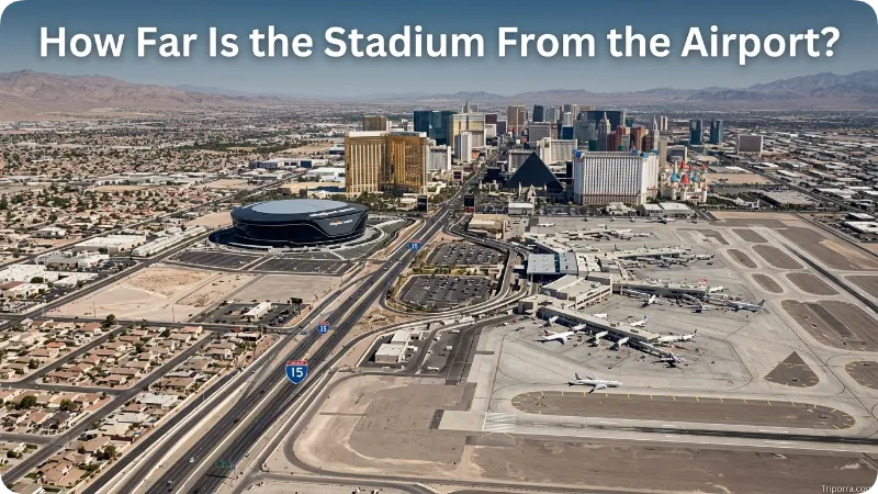 How Far Is the Stadium From the Airport?