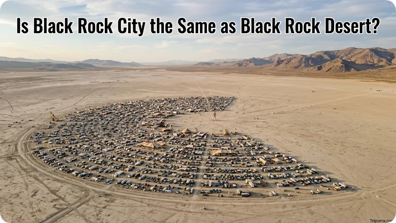 Is Black Rock Desert the Same as Black Rock City?