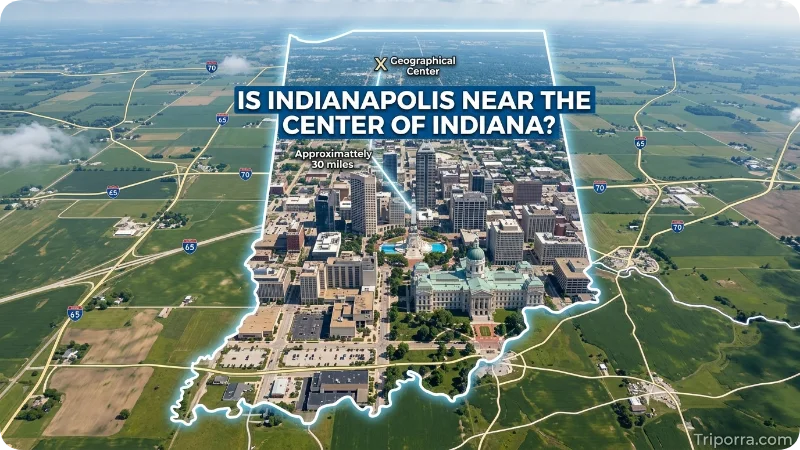 Is Indianapolis Near the Center of Indiana?