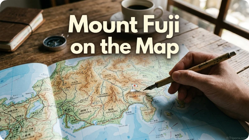 Mount Fuji on the Map