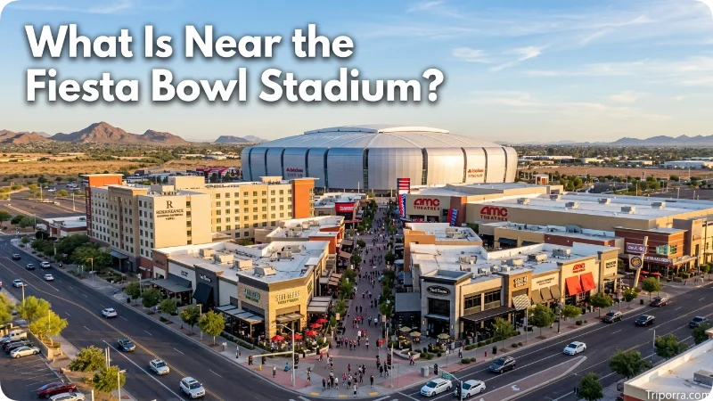 What Is Near the Fiesta Bowl Stadium?