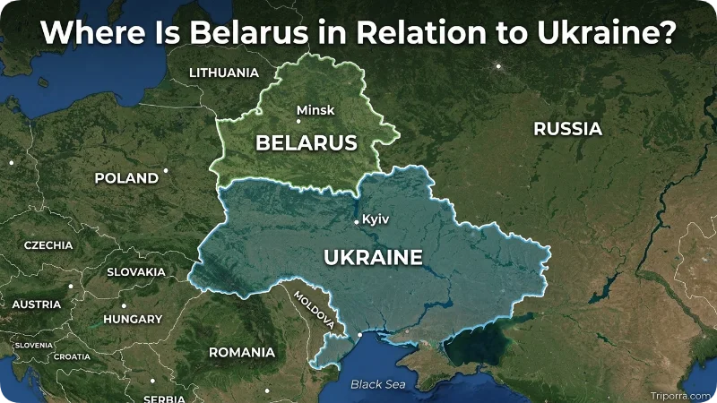 Where Is Belarus in Relation to Ukraine?