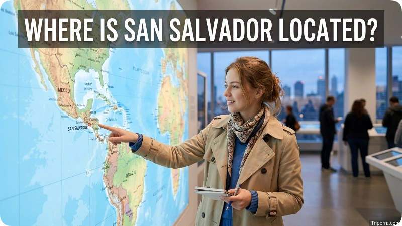 Where Is San Salvador Located?