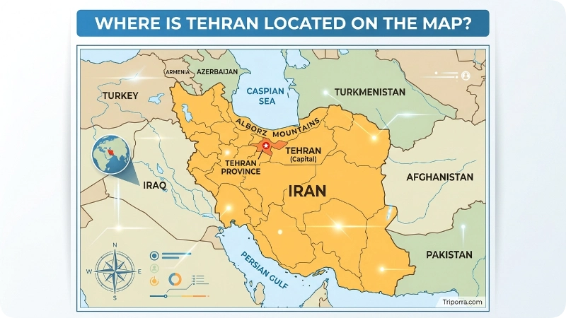 Where Is Tehran Located on the Map?