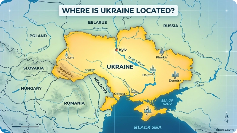 Where Is Ukraine Located?