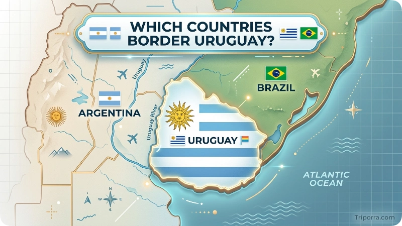 Which Countries Border Uruguay?