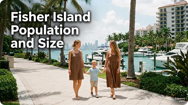 Fisher Island Population and Size