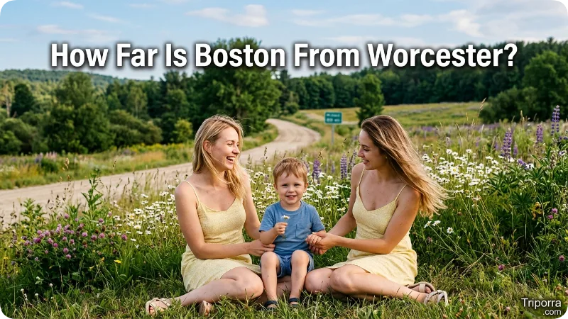 How Far Is Boston From Worcester?