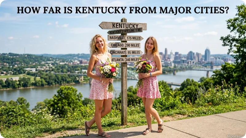 How Far Is Kentucky From Major Cities?