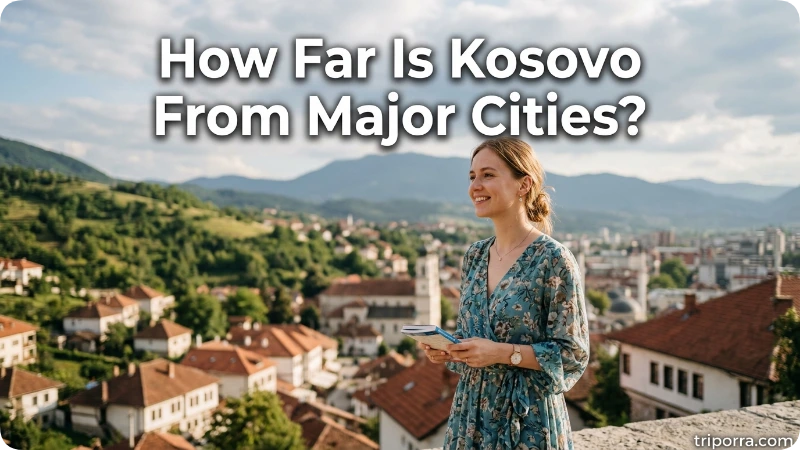 How Far Is Kosovo From Major Cities?