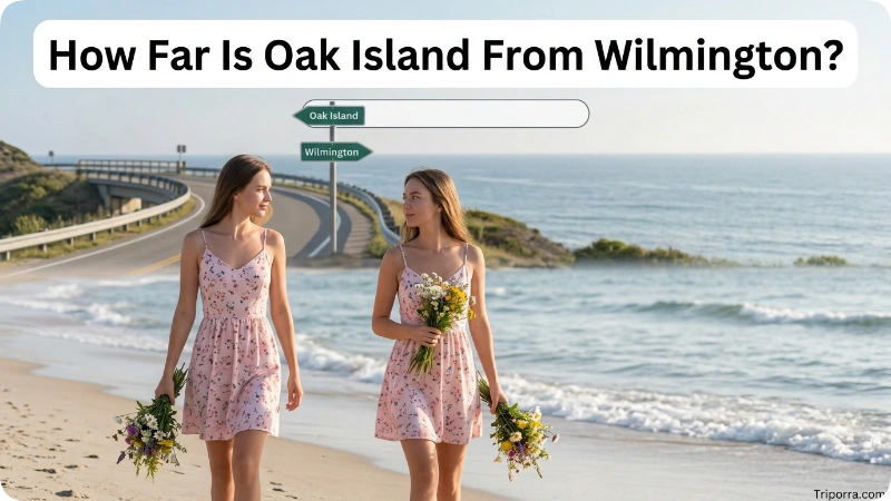 How Far Is Oak Island From Wilmington?