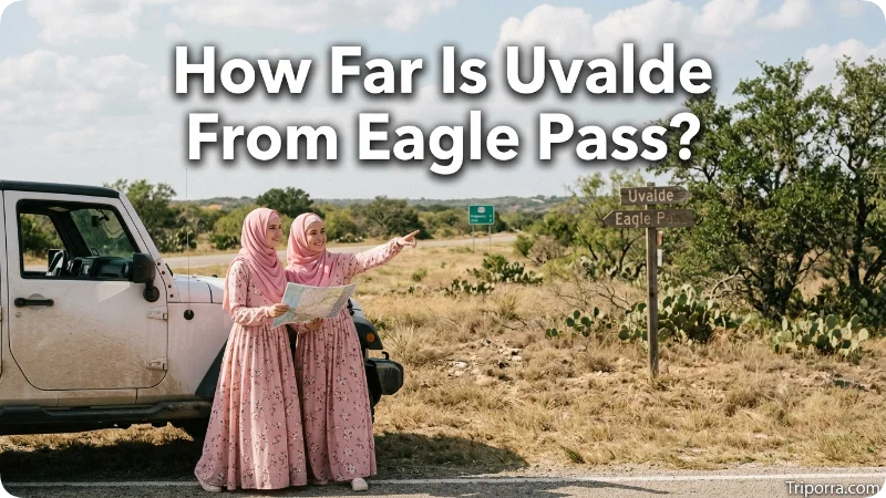 How Far Is Uvalde From the Mexico Border?