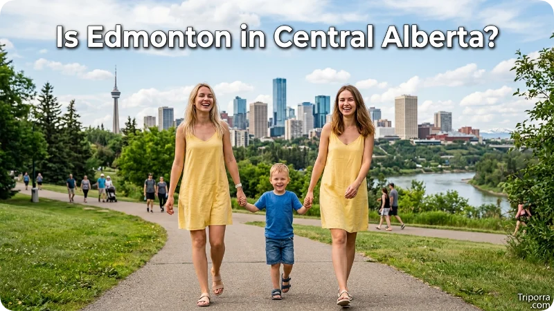 Is Edmonton in Central Alberta?