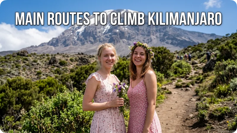 Main Routes to Climb Kilimanjaro