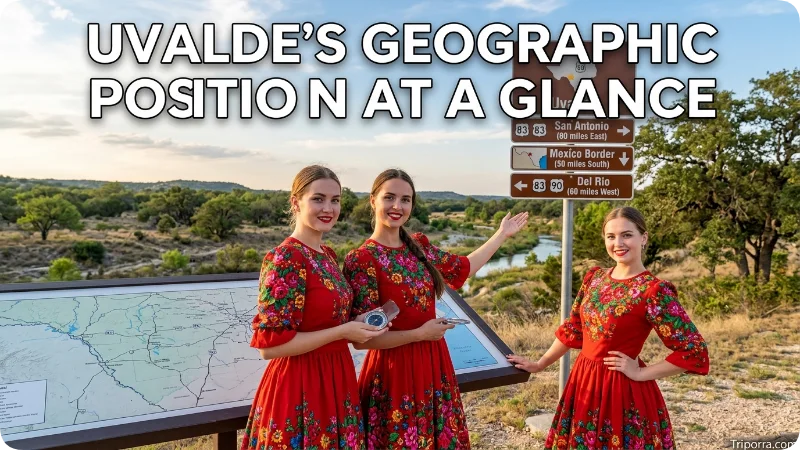 Uvalde's Geographic Position at a Glance