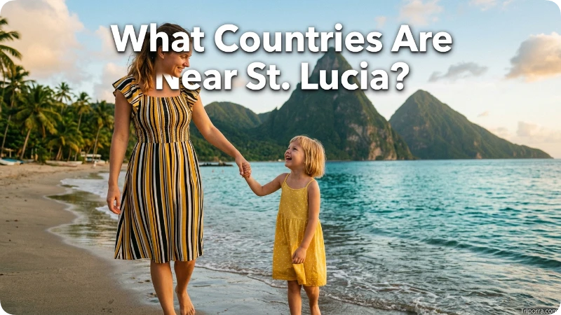 What Countries Are Near St. Lucia?