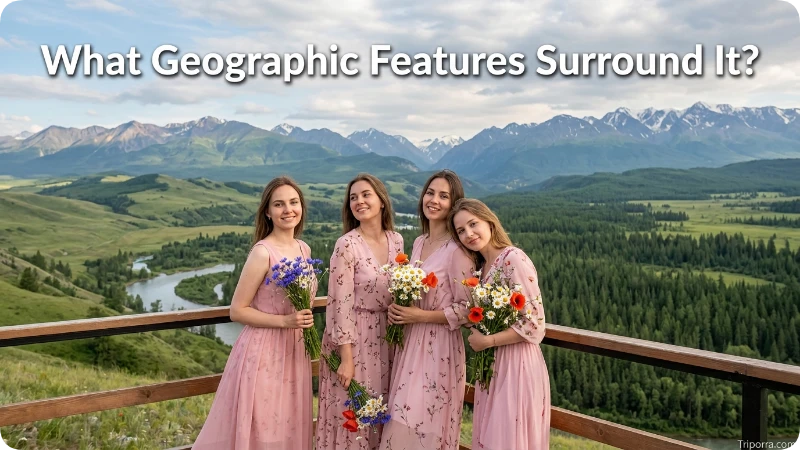 What Geographic Features Surround It?