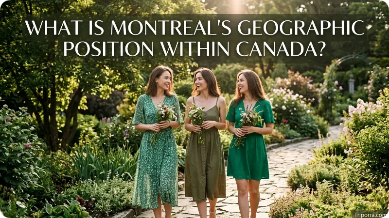 What Is Montreal's Geographic Position Within Canada?