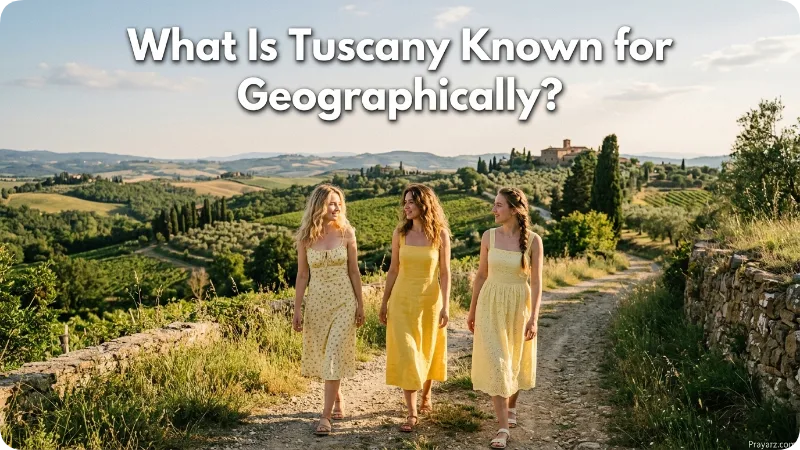 What Is Tuscany Known for Geographically?