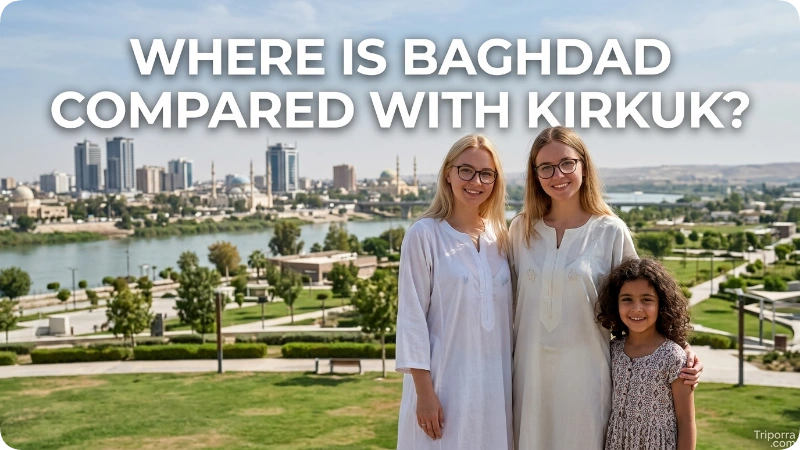 Where Is Baghdad Compared With Karbala?