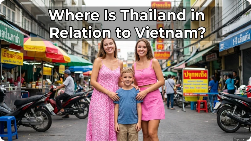 Where Is Thailand in Relation to Vietnam?
