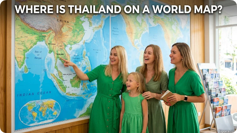 Where Is Thailand on a World Map?