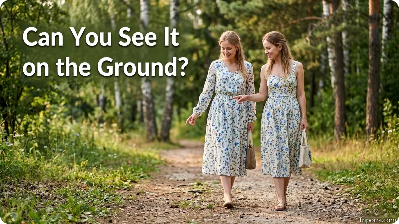 Can You See It on the Ground?